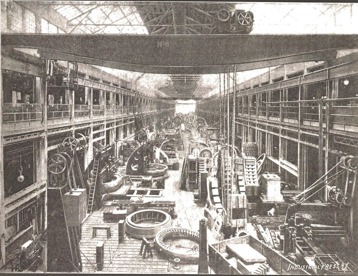 Inside the Lunkenheimer Building, 1915