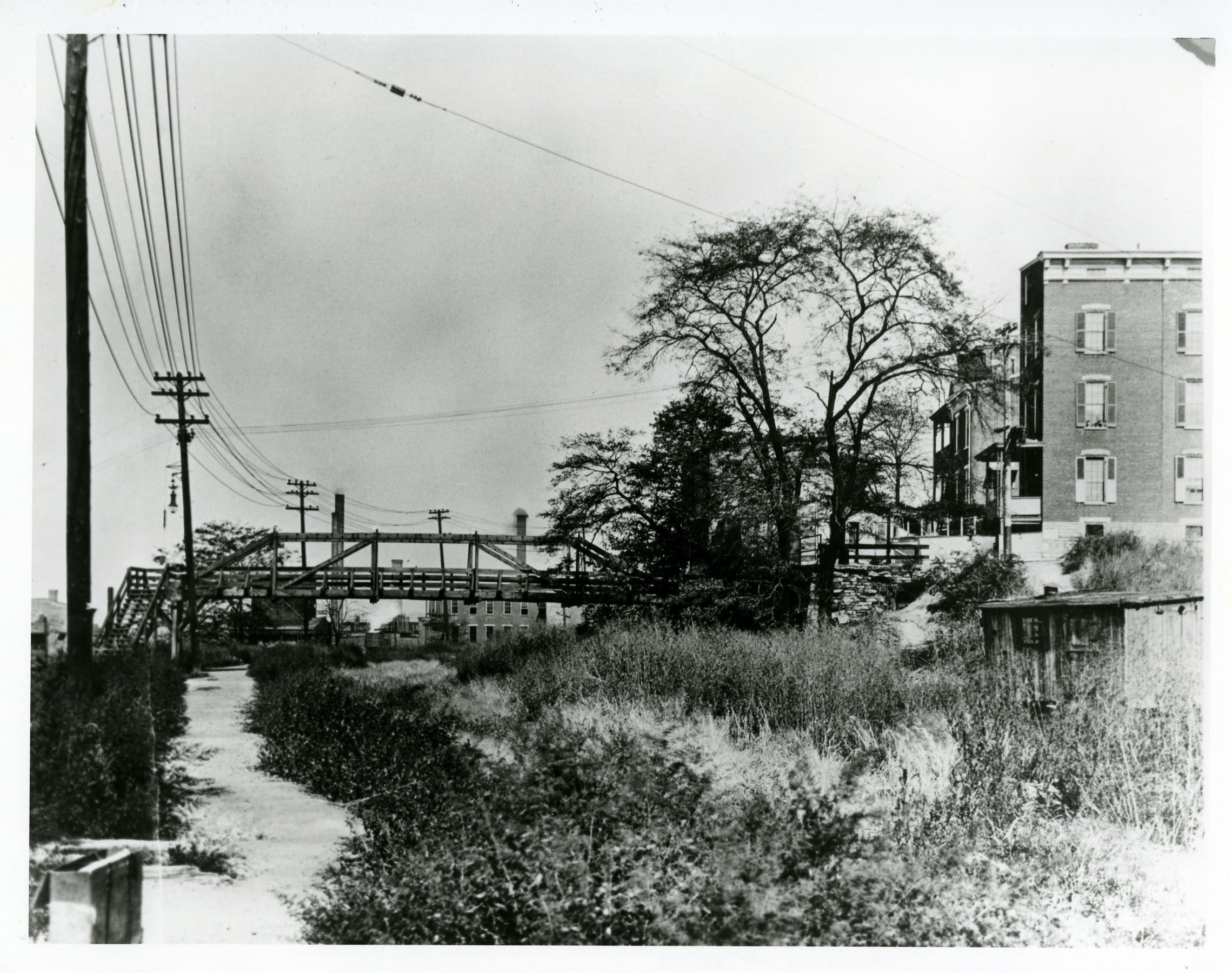 historic Lick Run stream