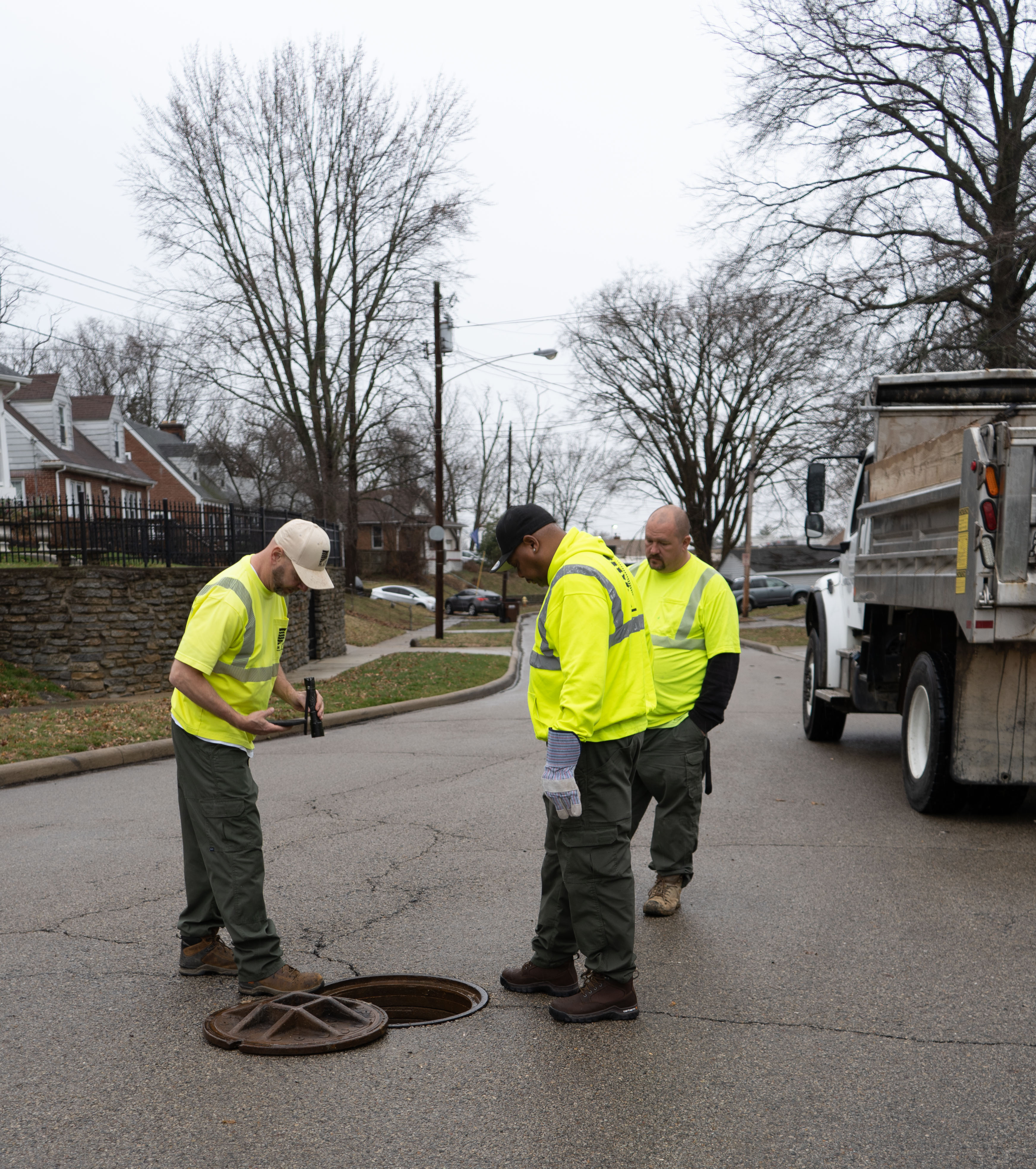 MSD Customer Service crews at work